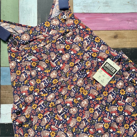 NWT Duluth XL x31” Heirloom Gardening Bib Overalls Dusk Blue Fall Hedgehog Farm - Picture 7 of 10